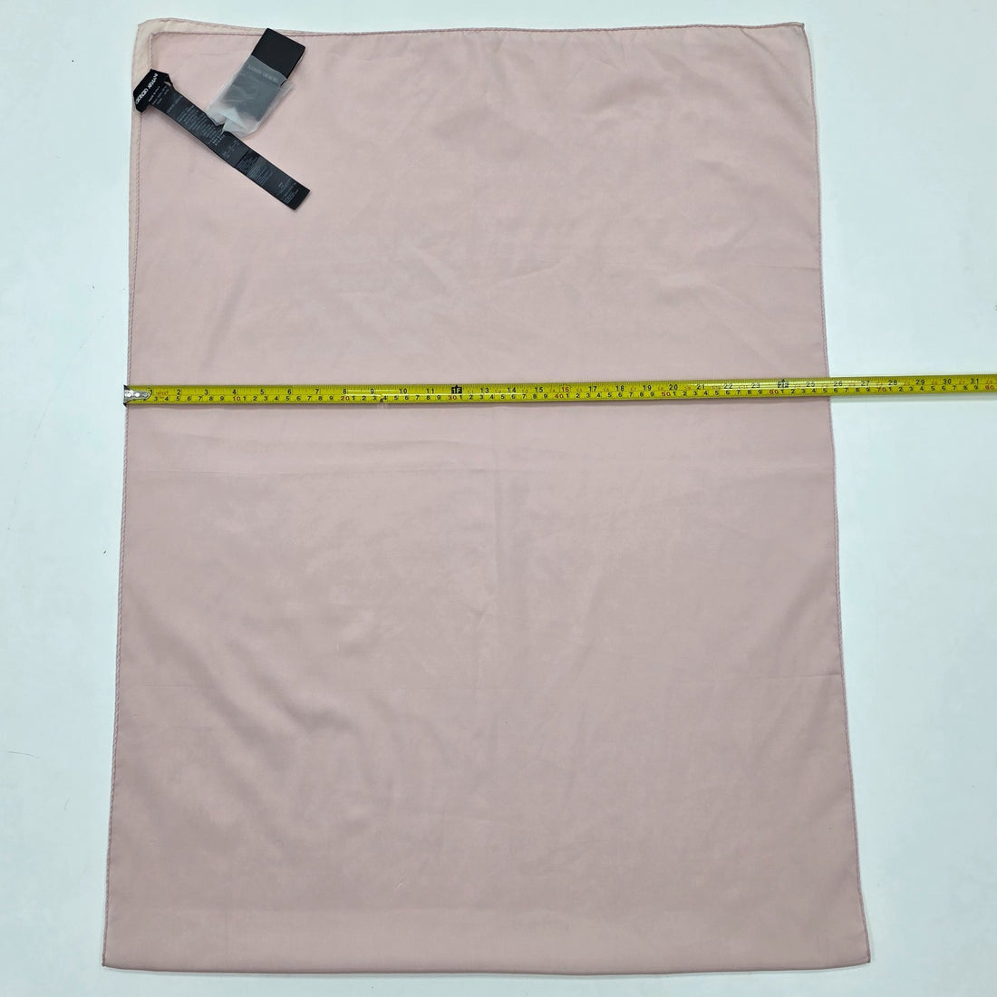 Giorgio Armani Light Pink Plain Signature Logo Scarf One Size Bnwt