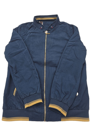 Shein Navy Blue Zip-Up Jacket Size S Lightweight Casual Outerwear