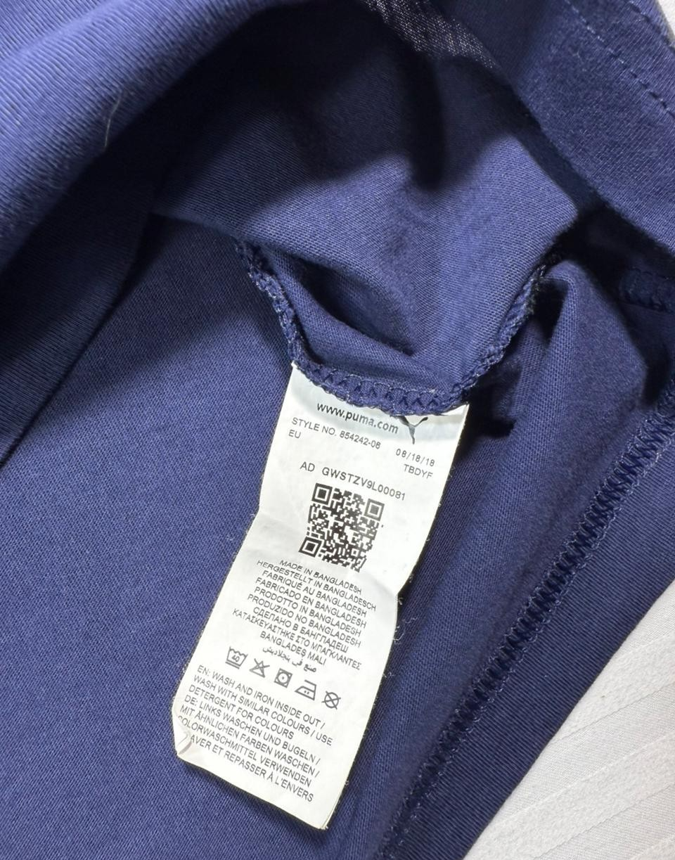 Puma Men's Essentials No. 1 Logo T-Shirt In Blue - Size M