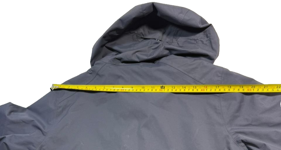 Jack Wolfskin Men's Gray Hooded Outdoor Waterproof Jacket Size S