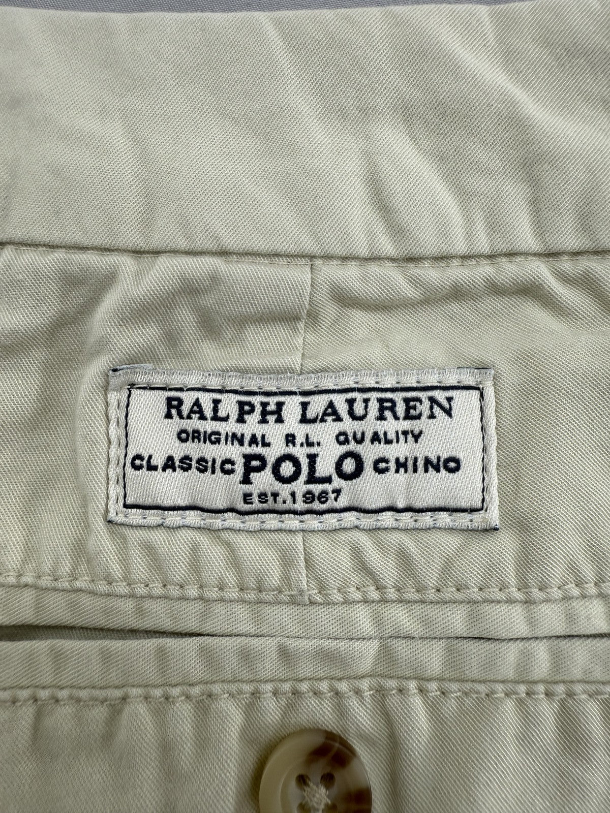Polo Ralph Lauren Khaki Chino Shorts Size 20 Stretch Classic Fit