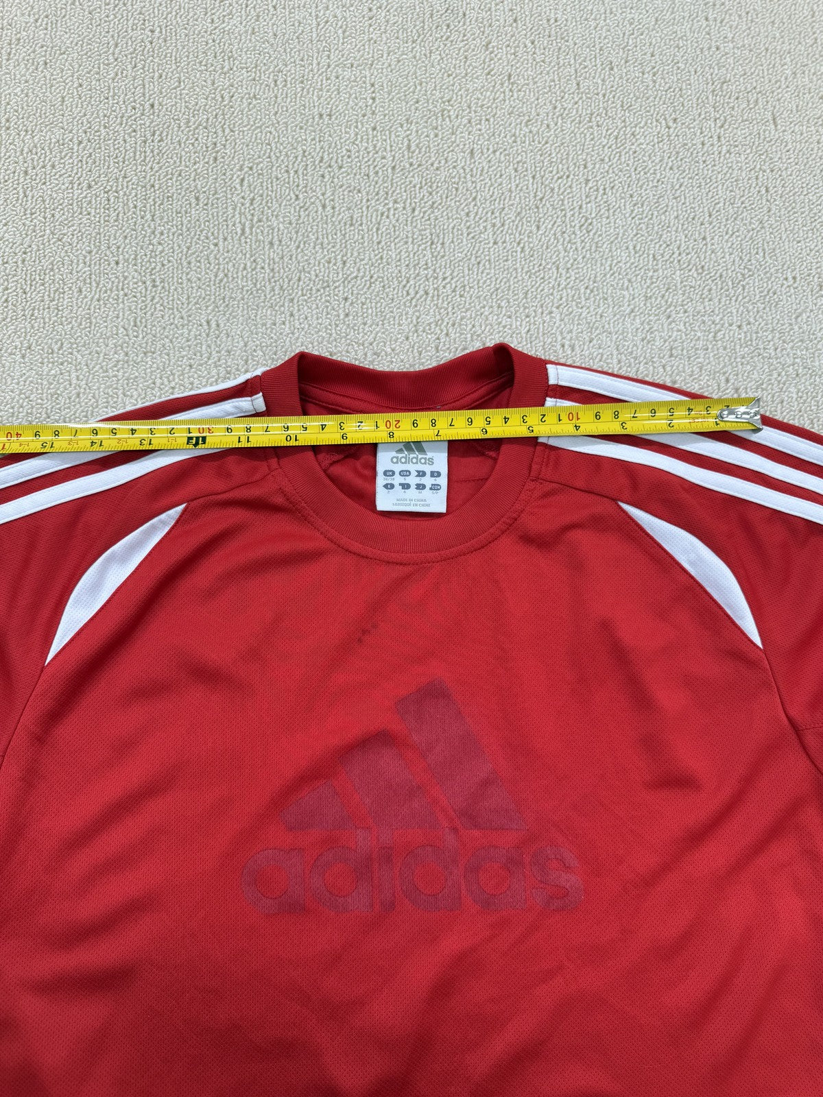 Adidas Men's Red Climalite Moisture Wicking T-Shirt Size S