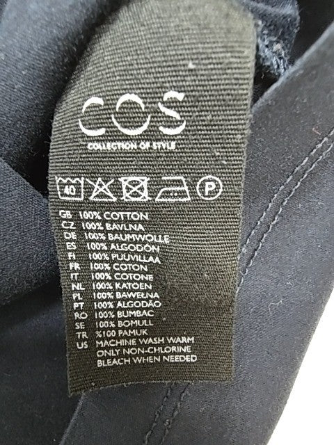 C O S Men Black Polo Shirt size M product image 5