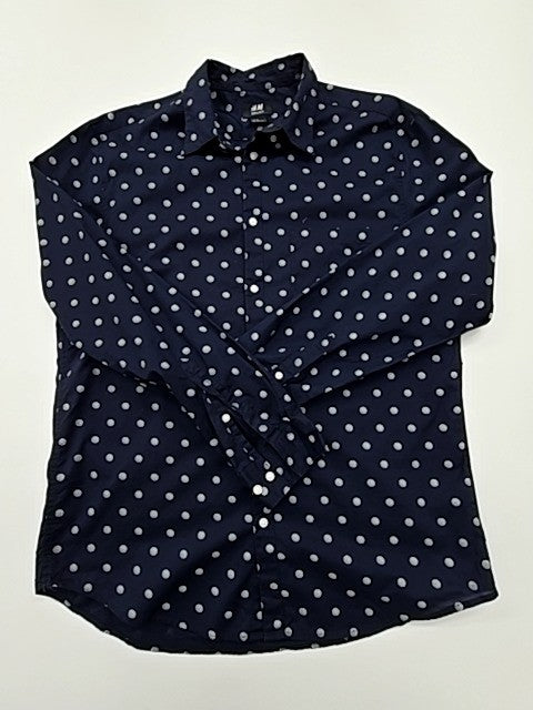 H&M Women Navy Shirt size M product image 1