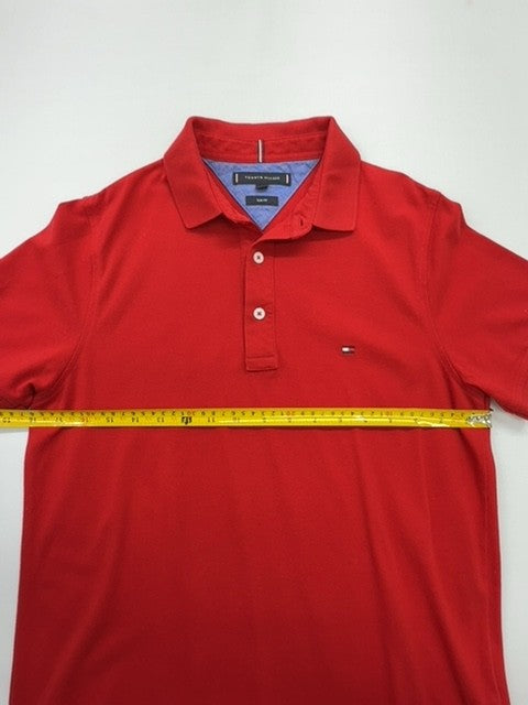 Tommy Hilfiger Men Red Polo Shirt size M product image 7