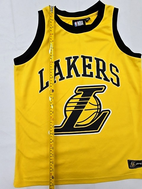 Primark Youth LeBron James Lakers NBA Basketball Jersey Yellow 12-14