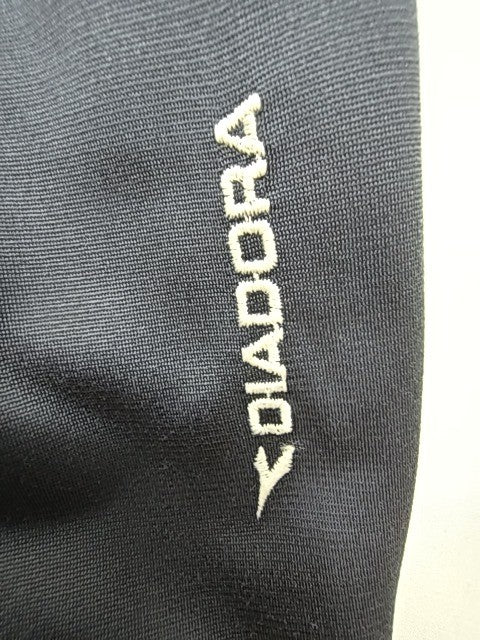 Diadora Men Navy Track Pants Elastic Drawstring Size 52 Regular
