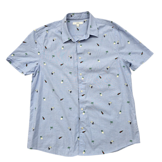 M&S Men Blue Shirt size L product image 1