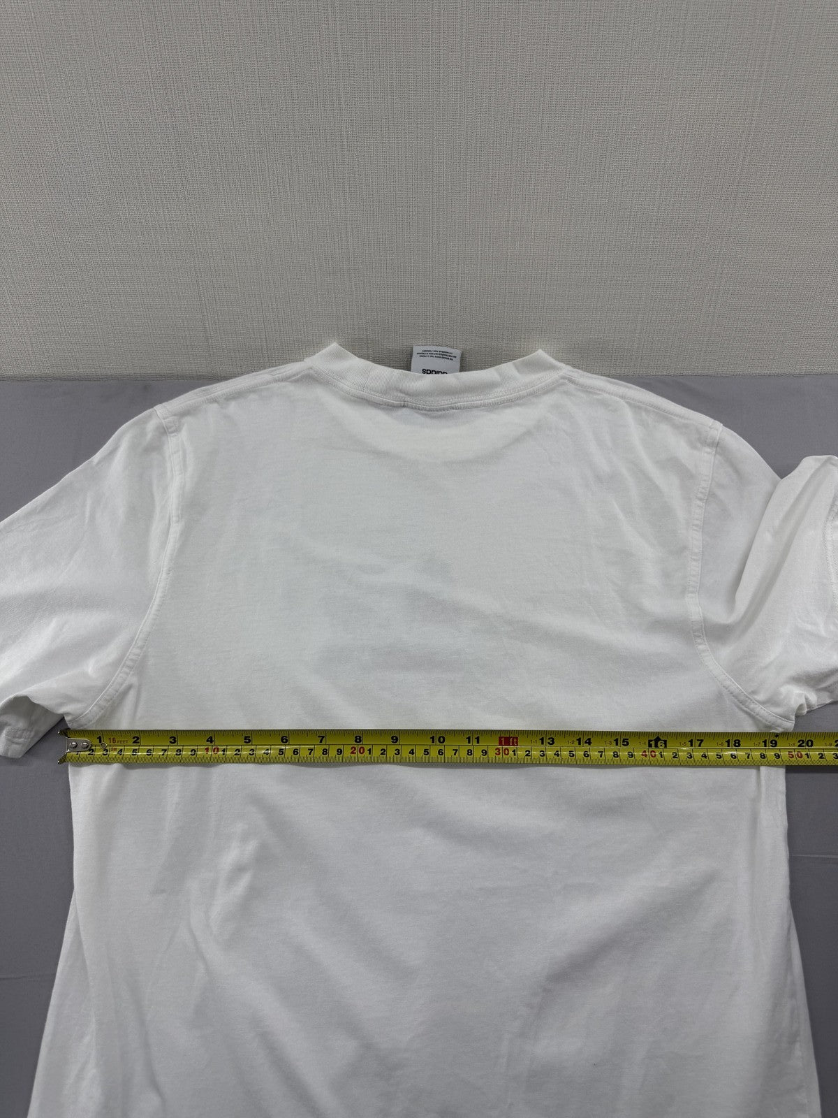 Adidas Originals 3 Stripes White Cotton T-Shirt Men's M Regular
