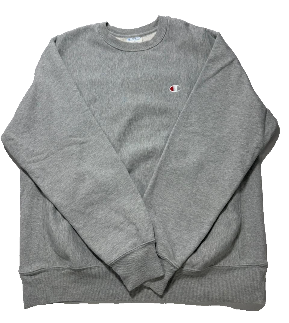 Champion Reverse Weave Grey Sweatshirt - Size L