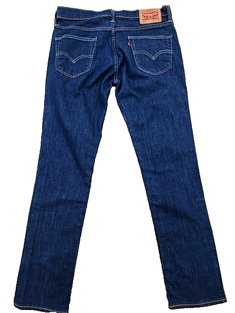 Levi's 511 Men's Slim Fit Dark Wash Jeans 34x32 Stretch