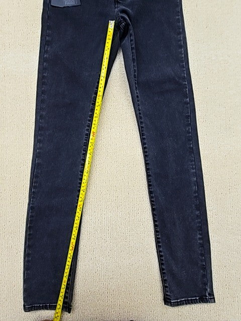 Calvin Klein Black Women's Size 25 Jeans Italy 98% Cotton Denim