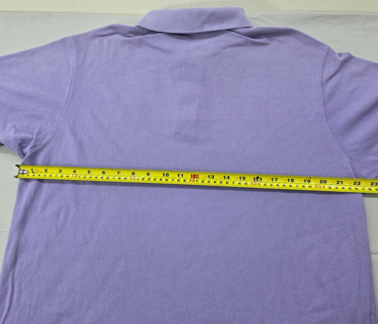 Lacoste Men's Purple Polo Shirt Short Sleeve Size L Cotton Pique