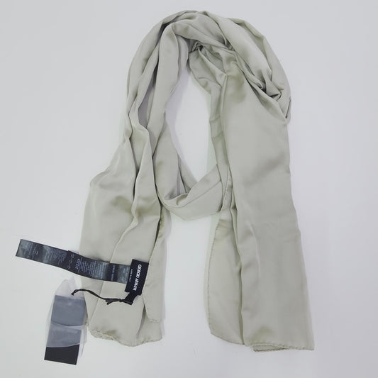 Giorgio Armani Women's Gray Scarf, Logo