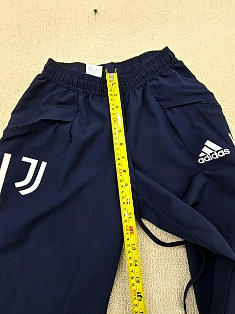 Adidas Unisex Juventus Navy Track Pants XS Drawcord Tapered