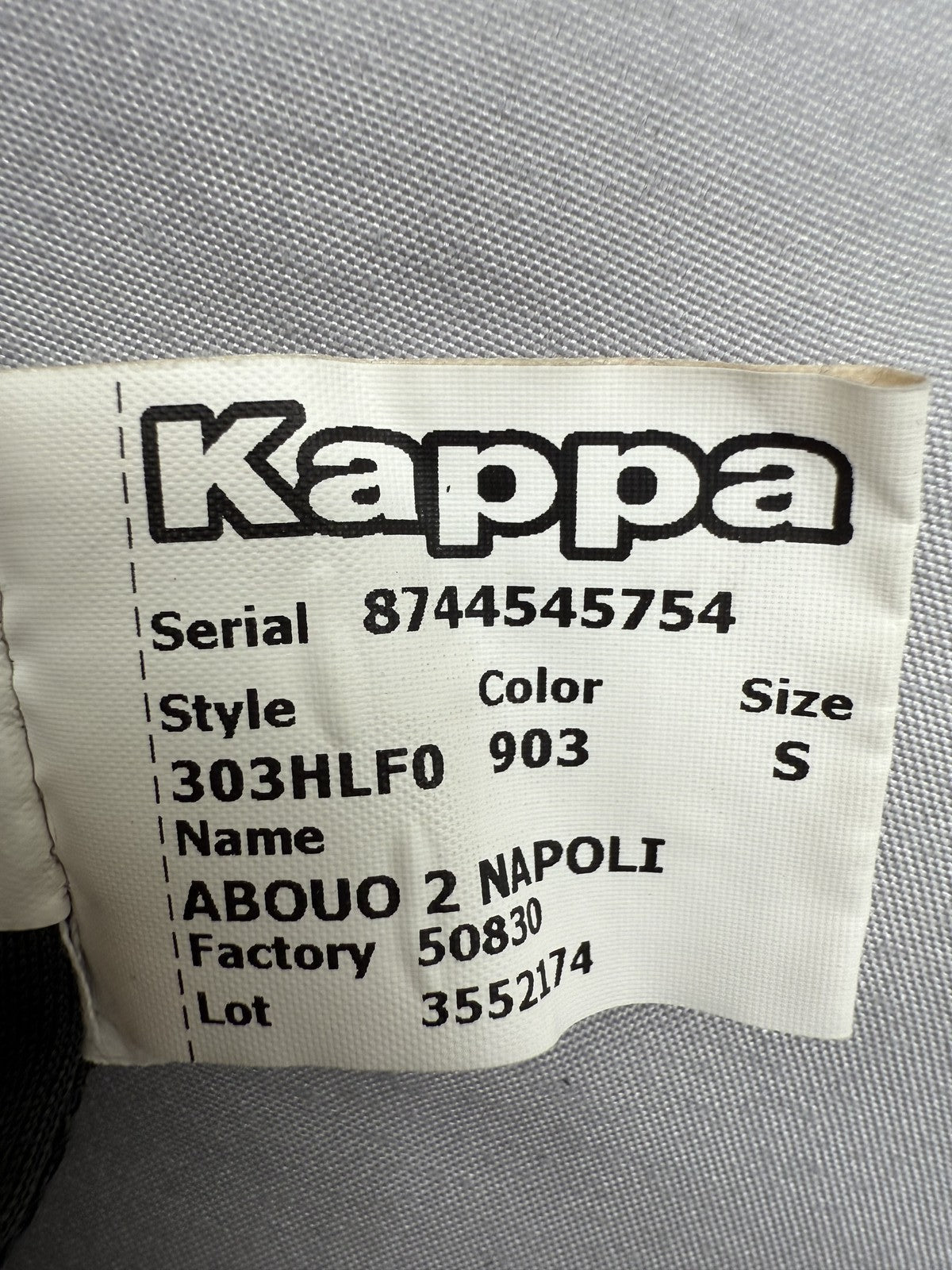 Kappa Black Soccer Jersey Men's S Short Sleeve Red Trim Athletic