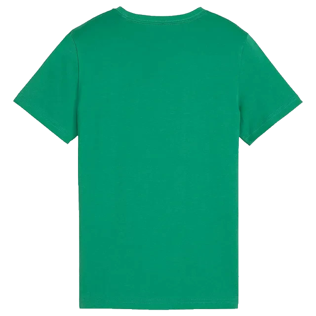 Mens Puma Print T-Shirt Green Size S