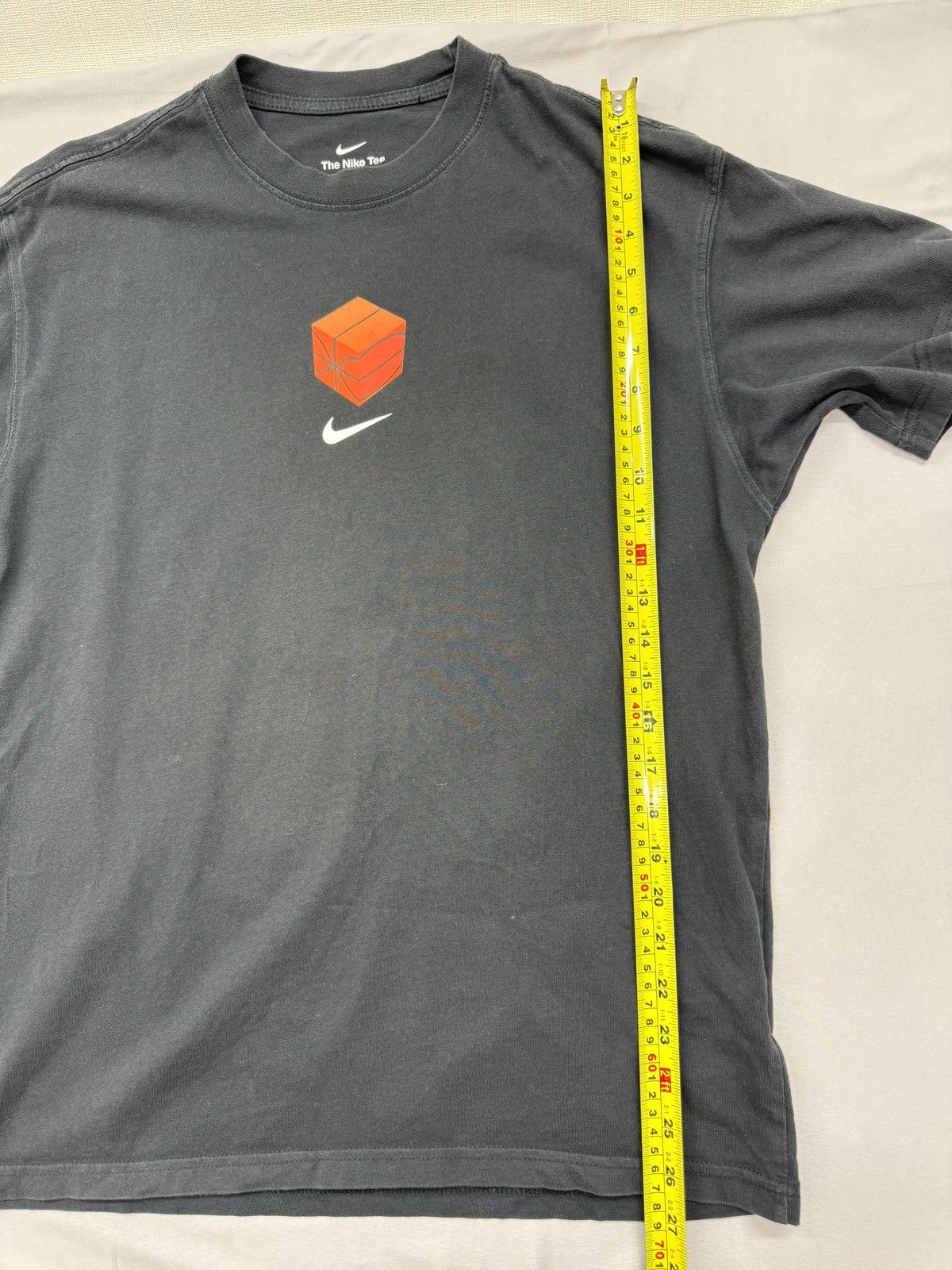 Nike Men's Black Short Sleeve Crew T-Shirt Cotton M Loose Fit