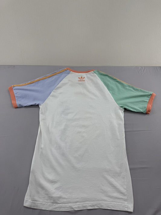 Adidas Unisex White T-Shirt – Size XS, Short Sleeve