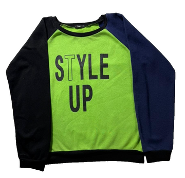 Inc International Concepts Kids Crewneck Sweatshirt "Style Up" Size 13-14