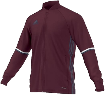 Adidas Men'S Maroon/Burgundy Training Track Jacket Climacool Full Zip Size S