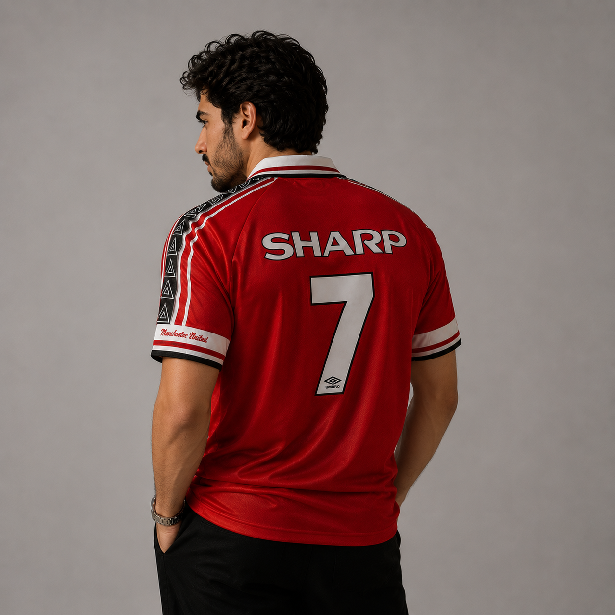 Vintage Manchester United 1998 1999 2000 Red Home Football Shirt | Retro Man U Jersey