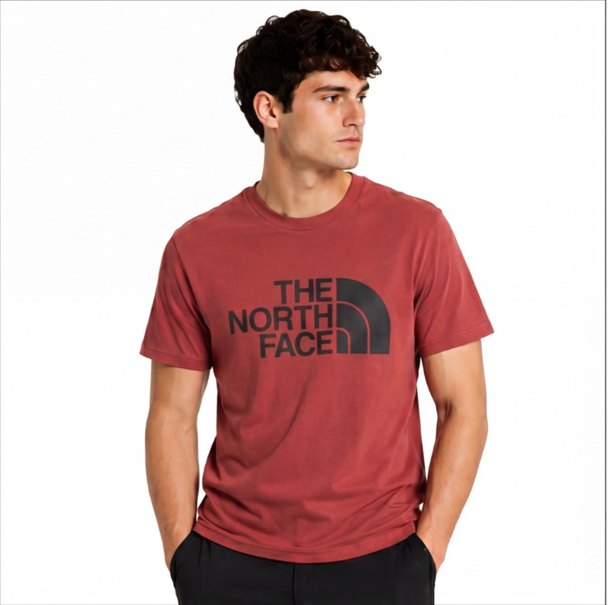 The North Face Men’s Half Dome T‑Shirt, Red, Size L