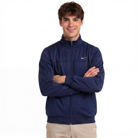Nike Men's Multicolor Jacket – Size L, Full Zip – Ref 1DACA