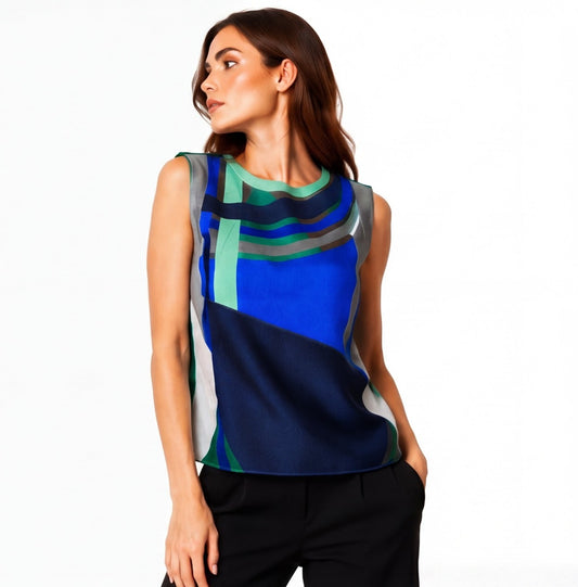 Armani Collezioni Women's Tank Top – Size 44, Sleeveless – Ref A0AD4