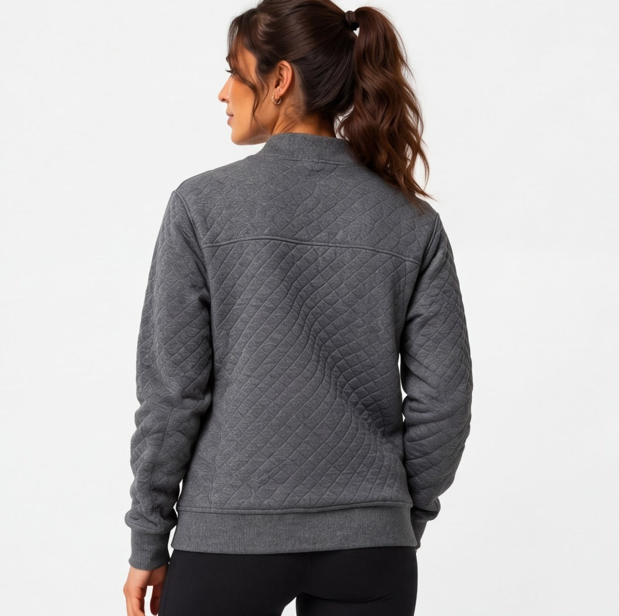 The North Face Women's Grey Pullover Hoodie | Pre-Loved | Size S