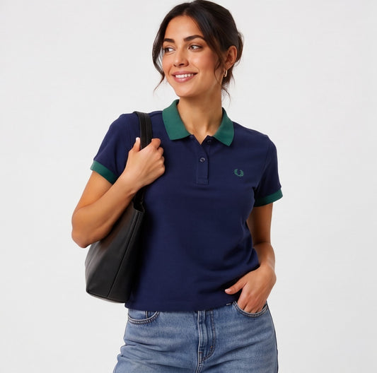 Fred Perry Women's Multicolor Polo Shirt – Size S, Embroidered