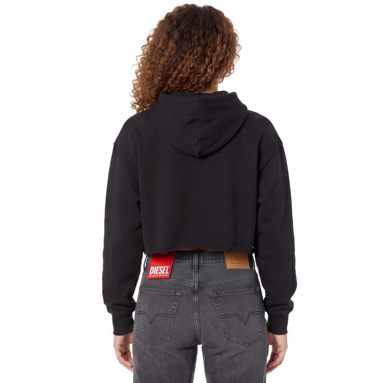 Champion Women's Reverse Weave Cropped Cut Off Hooded Sweatshirt - Size XS