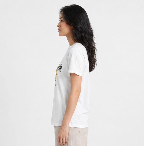 Hard Rock Cafe New York — White Short Sleeve Graphic T-Shirt | Size M | 100% Cotton | Pre-Loved