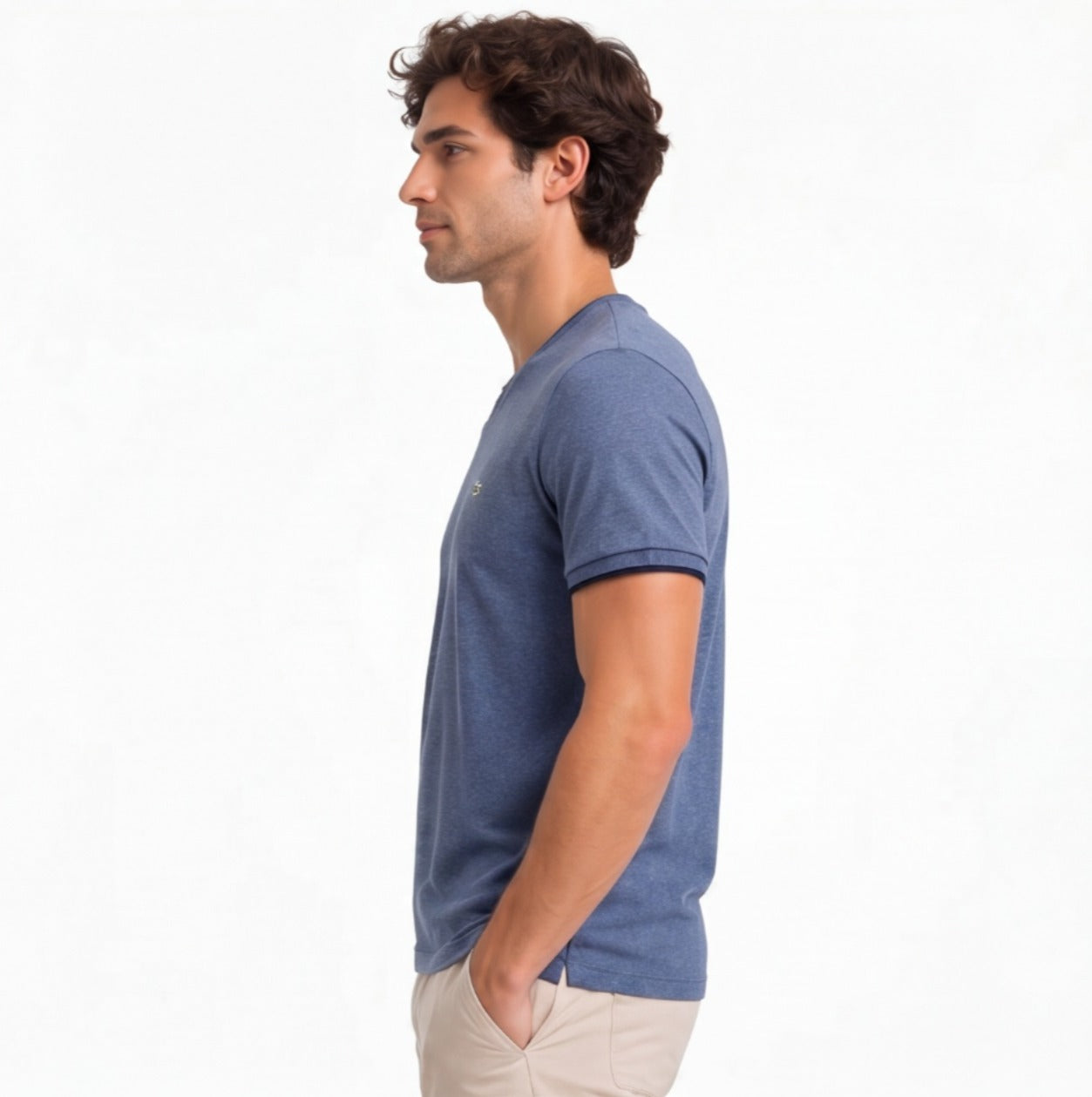 Lacosta Men’s Classic Fit Cotton T-Shirt – Premium Everyday Essential (Size 5 / L)