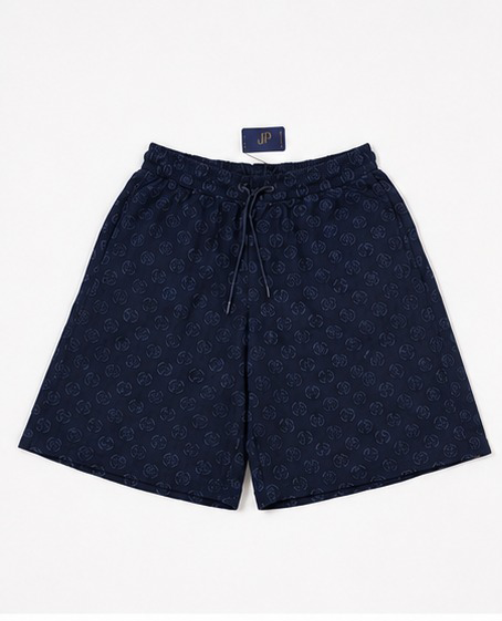 Giorgio Armani Cotton Bermuda Logo Shorts In Black 54 BNWT
